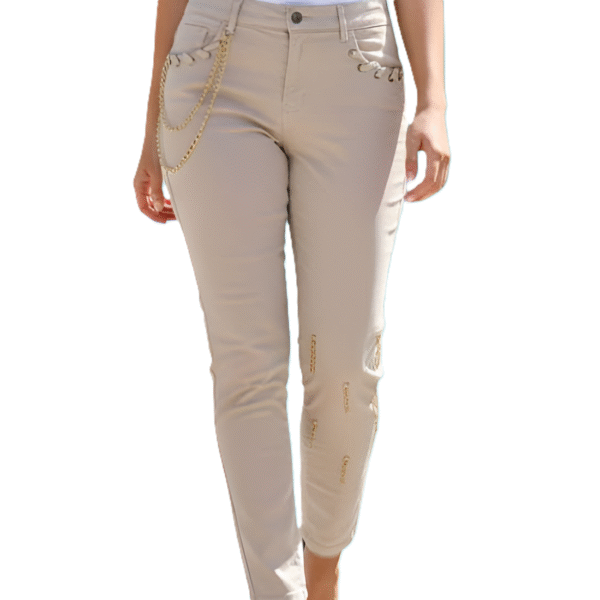 Skin Pant with Chain