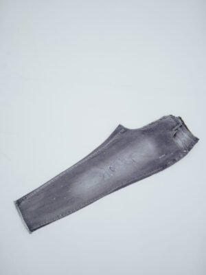 Beads on Bottom Embellished Denim Pant