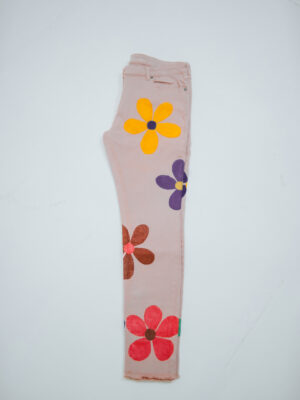 Handpainted Floral Embellished